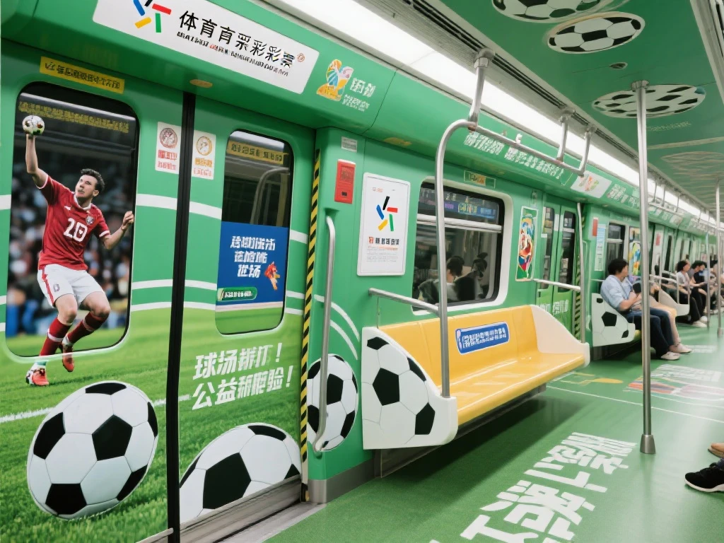 体彩世界杯主题地铁专列上线，点燃城市出行热情